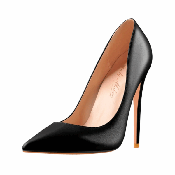 Classic Court Style Pointed Toe Stiletto Big Size High Heel Shoes For Men